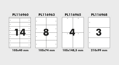 Identification tags for garders 210x99mm