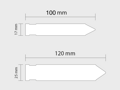 Špičky 100x17mm / 3000 ks