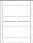 Tabelační etikety 100x36,1 mm - dvouřadé / 500 skladů