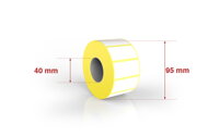 Samolepicí etikety 40x23 mm / 1600 etiket