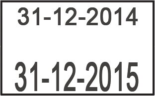 Samolepicí etikety cenovkové 26x16 mm 