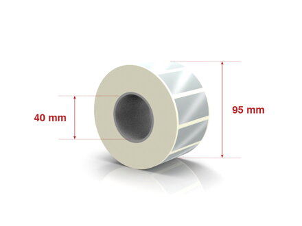 Self adhesive labels 70x35mm / 1100  labels