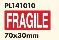 FRAGILE  70X30 mm