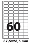 Samolepicí etikety 37,5x23,5 / 100 listů