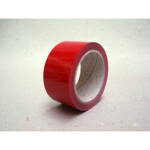 Adhesive tape red, dimension 50 mm x 66 m.