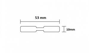 Samolepicí etikety 53x10mm / 3500 etiket
