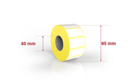 Samolepiace etikety 38x30mm / 1300 et.