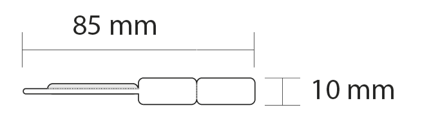 Samolepiace etikety 85x10mm / 1000 et.