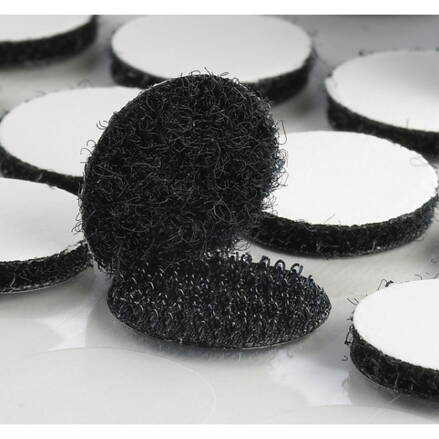 Self-adhesive Velcro - circle - 25pcs (1SET)