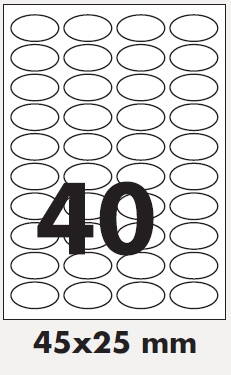 samolepiace dizajnové etikety (kartón), 45X25 mm
